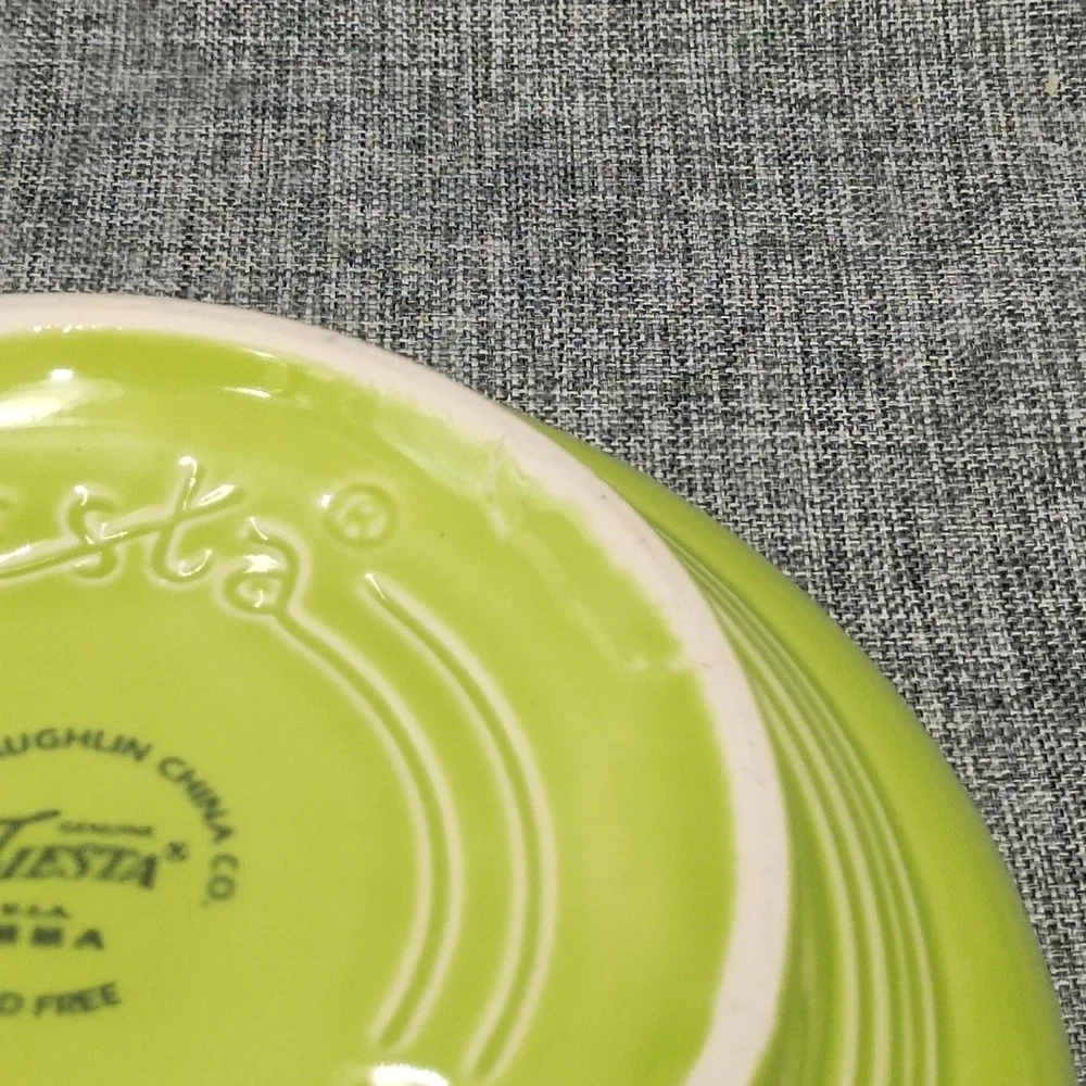 Fiesta Chartreuse Medium & Small Flared Mixing Bowl Set Free Shipping